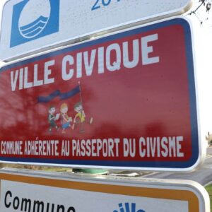 Panneau d'entrée de ville